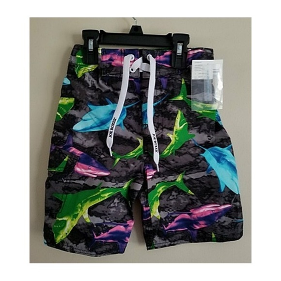 Joe Boxer Other - Boys Swim Trunk Boardshorts – Blue Green Sharks 7